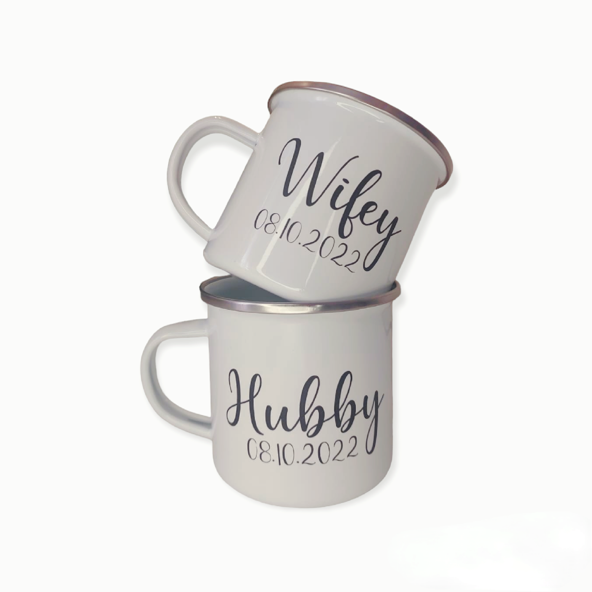 White Enamel Mug