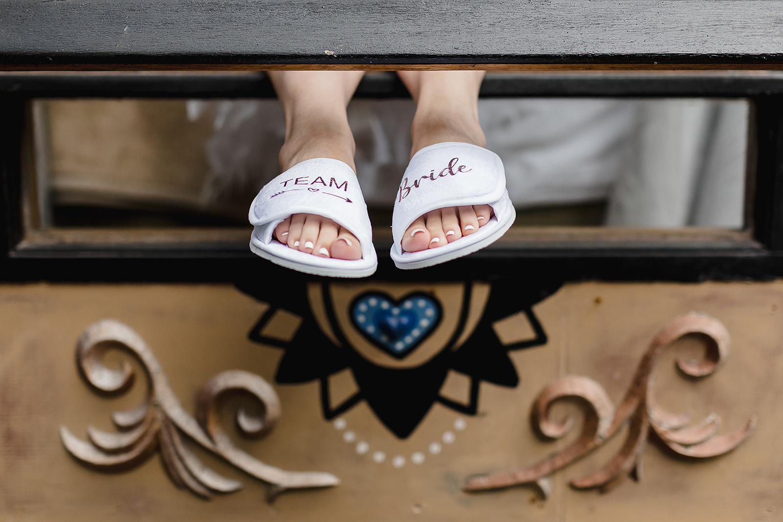 Team best sale bride slippers