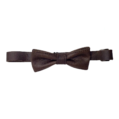 Leather Bow Tie