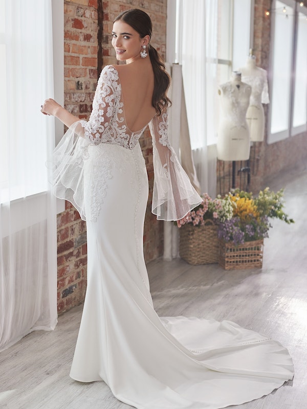 Fleur - Detachable Sleeves Also Available, (Size 12) - Wedding Dress by Maggie Sottero