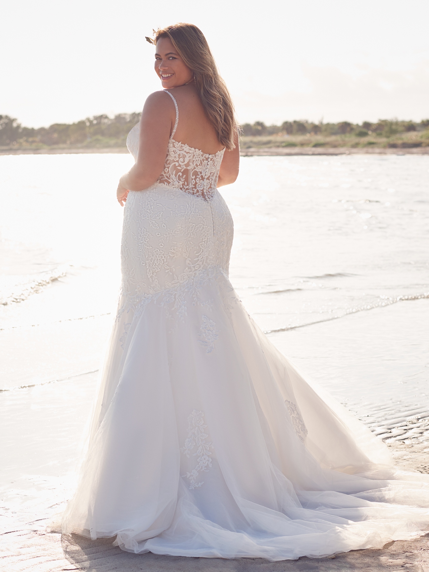 Forrest Lynette, Ivory Over Blush (Size 16) - Wedding Dress by Maggie Sottero