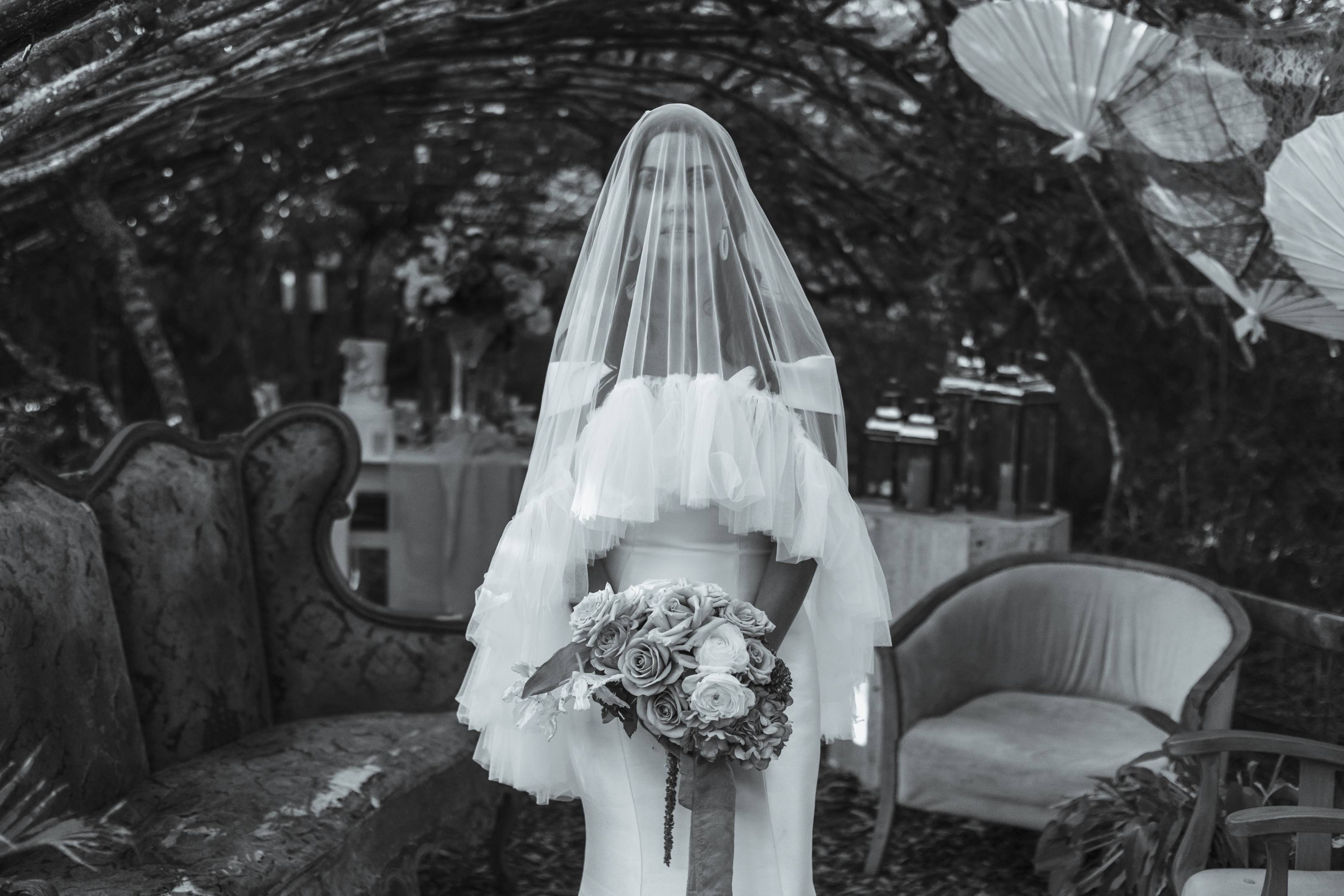 60's Ruffle Veil