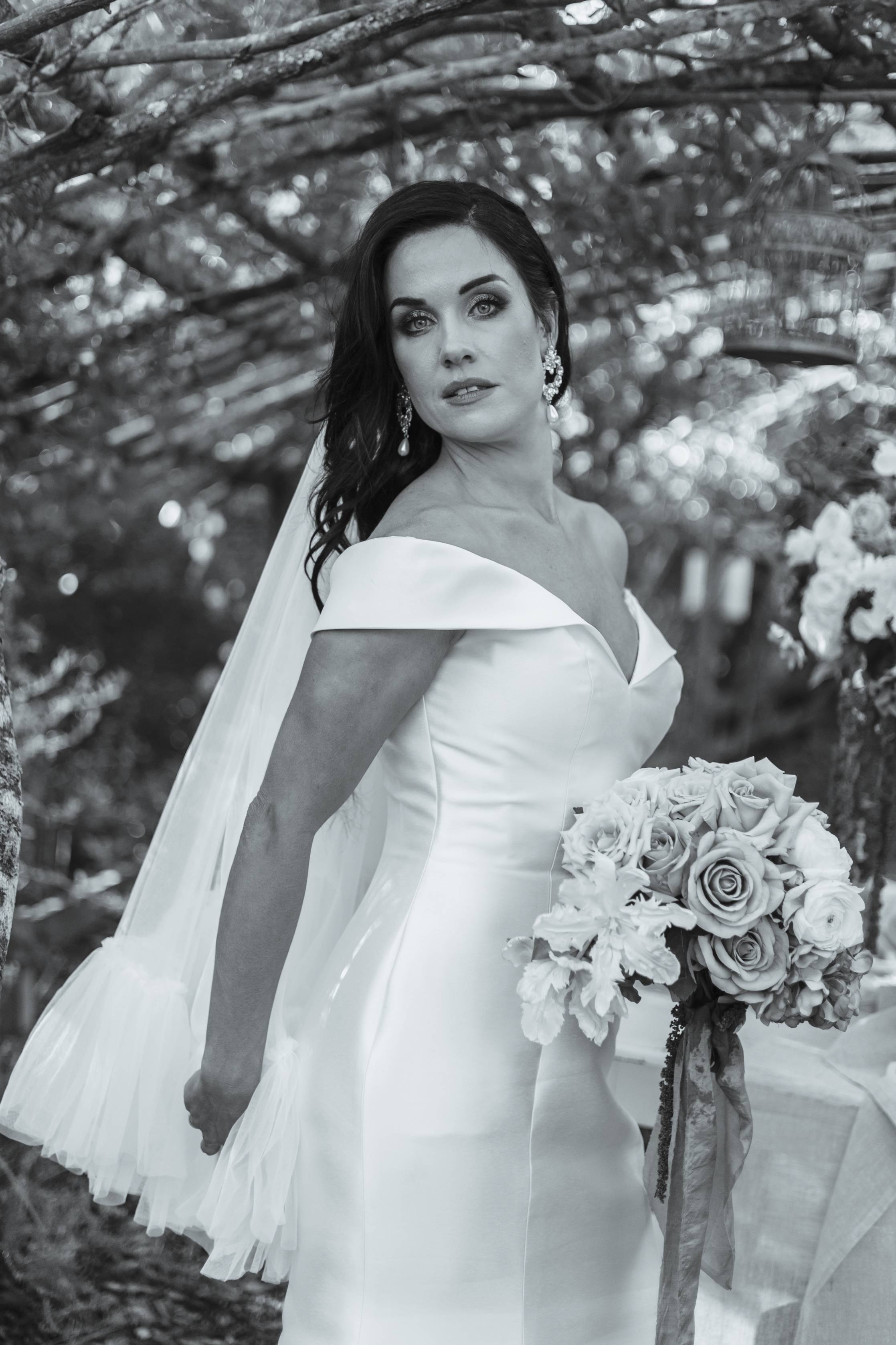 60's Ruffle Veil