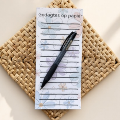 Gedagtes op Papier | Skryfblok