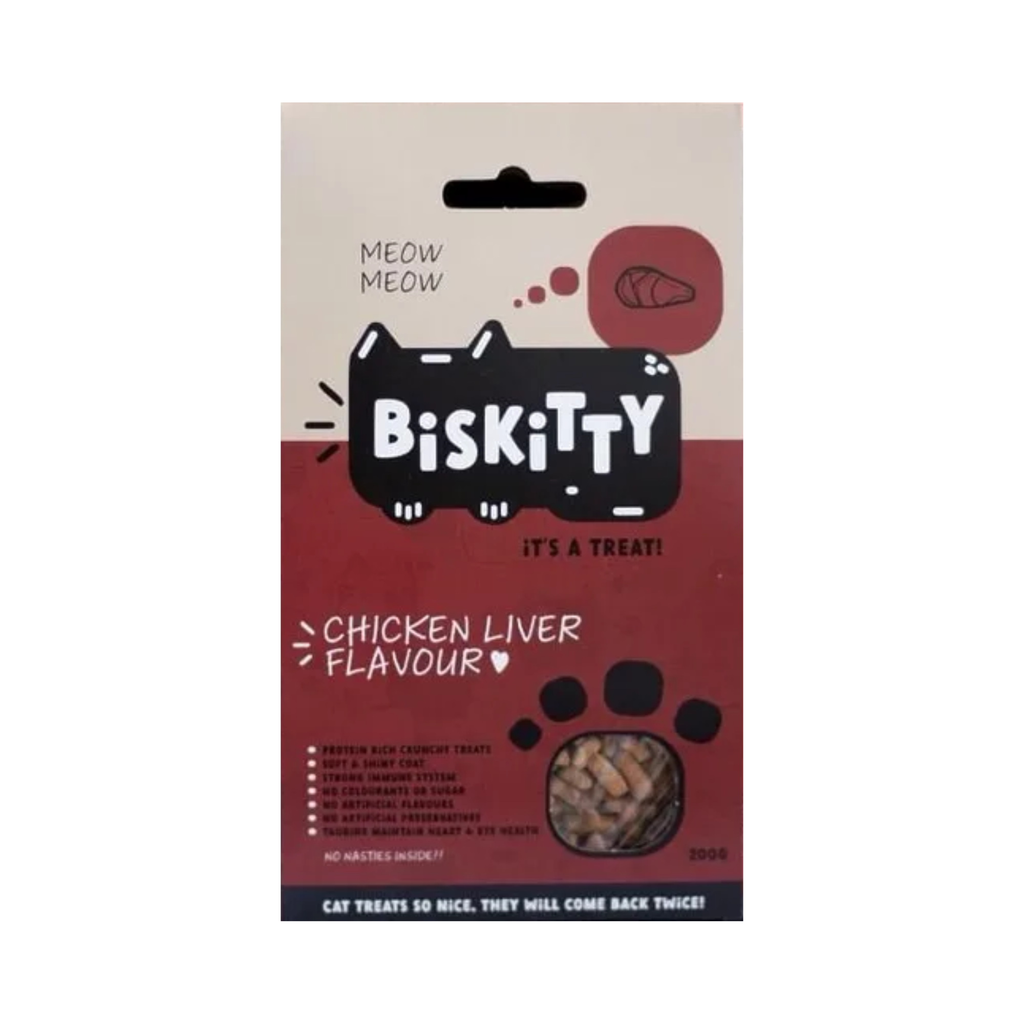 Cat Treats Chicken Liver - BisKitty