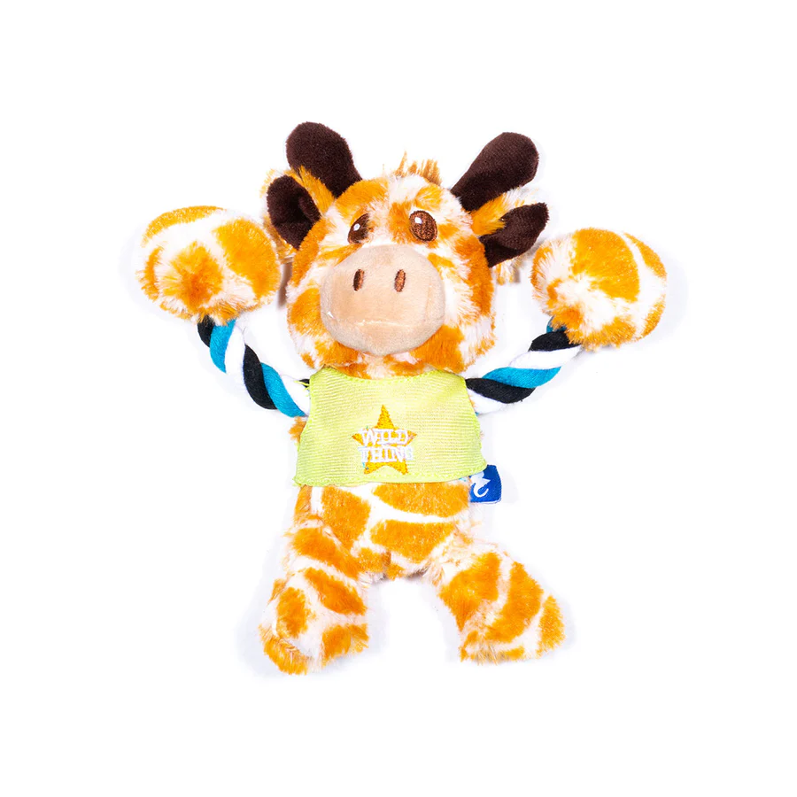 Plush/Rope Giraffe Toy - Animal Planet