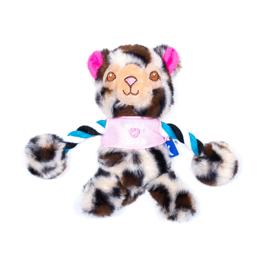 Plush/Rope Leopard Toy - Animal Planet