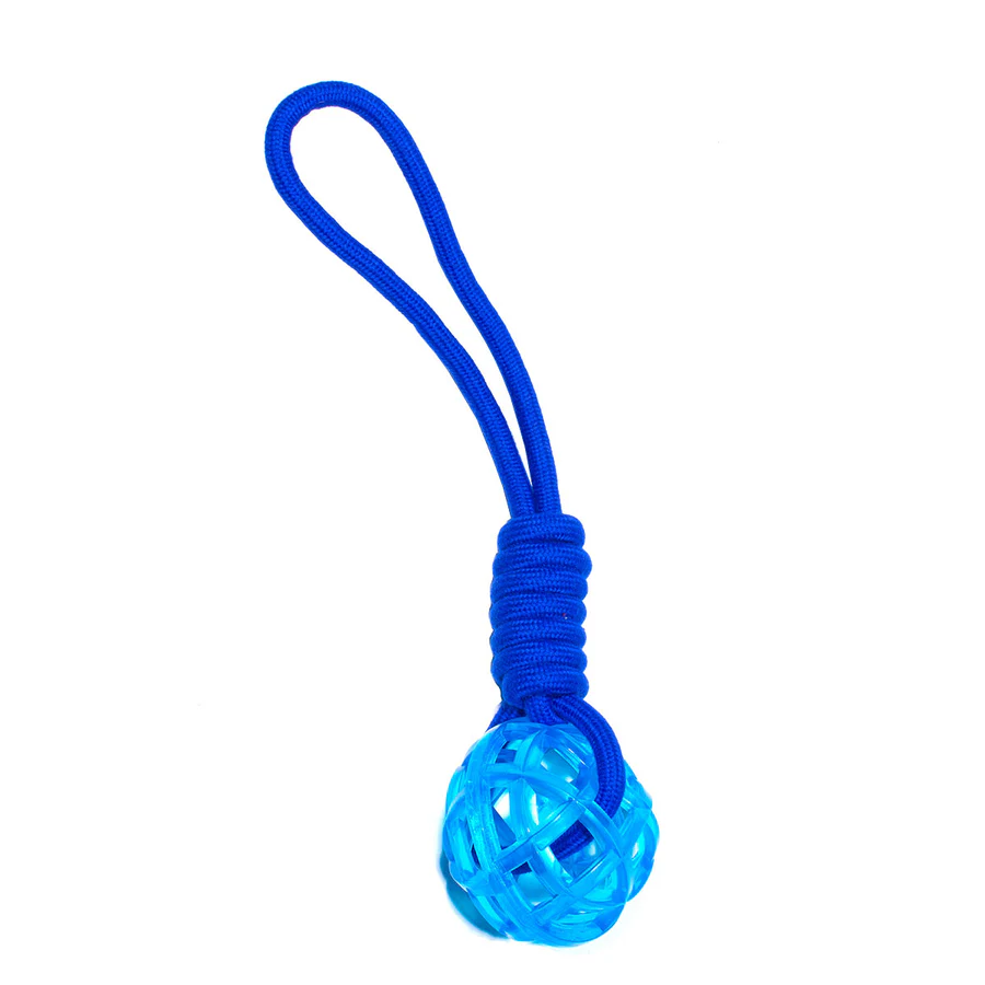 Rope Ball Tug Toy Blue - Animal Planet