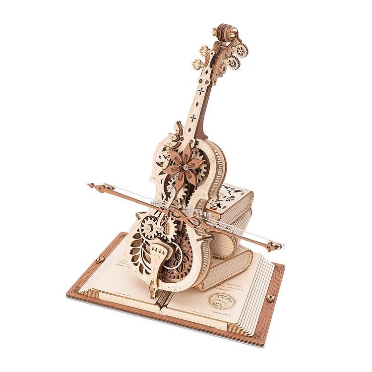 Enchanting Harmony: 3D Mechanical Music Box - Magic Cello