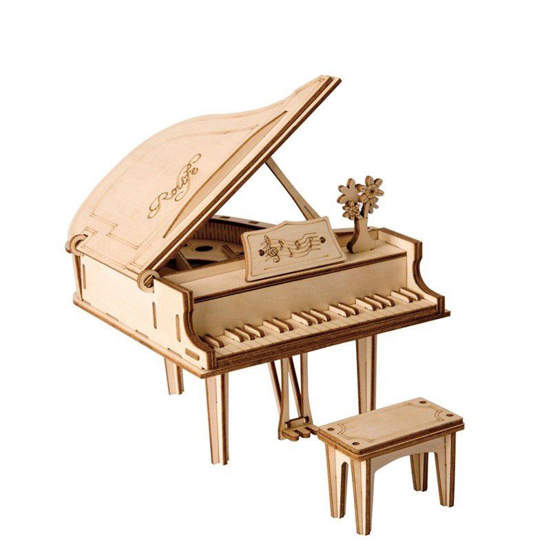 Wooden on sale grand piano