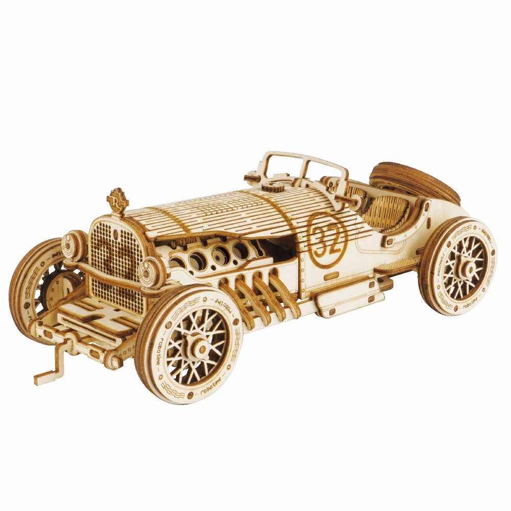 Wooden V8 Grand Prix Car