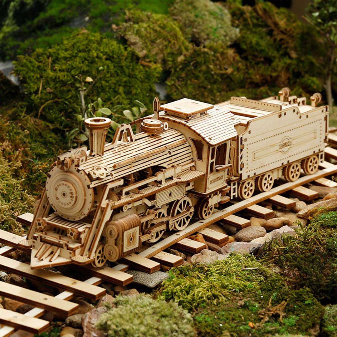 PRIME STEAM EXPRESS TRAIN 3D WOODEN PUZZLE